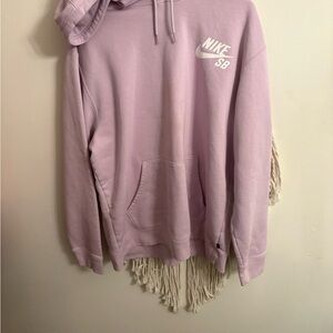 Nike Women's Pink Hoodie Sweater